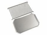 SET Kohlerost & Kohleschale/Hitzeschild für Weber Go-Anywhere Kohle