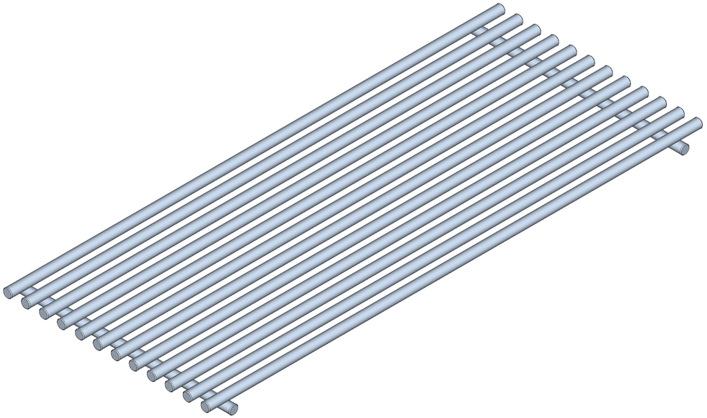 Stainless top steel grates
